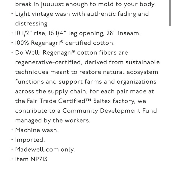 Madewell Curvy 90’s Straight Jeans in Revoir Wash - Picture 15 of 15